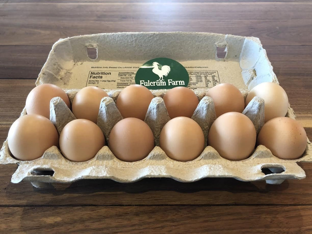 One Dozen Chicken Eggs